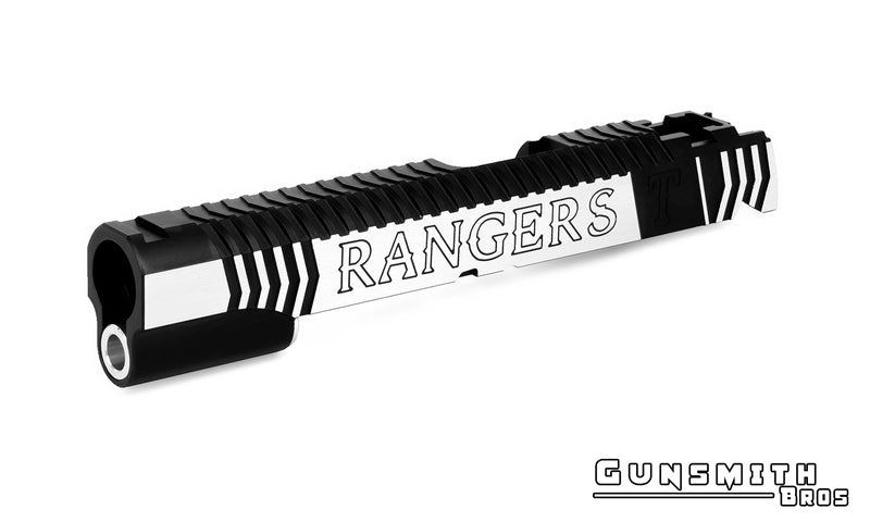 Load image into Gallery viewer, Gunsmith Bros Infinity Rangers Slide for Hi-CAPA #GB-SL-IFRAN-BKTT Black 2Tone
