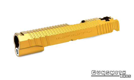 Gunsmith Bros Infinity Retro Slide for Hi-CAPA - Gold/Gold  2Tone #GB-SL-IFRET