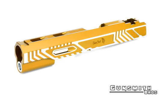 Gunsmith Bros LimCat WildCat Slide for Hi-CAPA #GB-SL-LCWC-GD2 Gold 2Tone