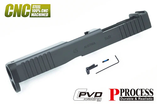 Load image into Gallery viewer, Guarder CNC Steel Slide for MARUI G19 Gen5 MOS (G45 Gen5 MOS/PVD Black) #GLK-544(PVD)BK
