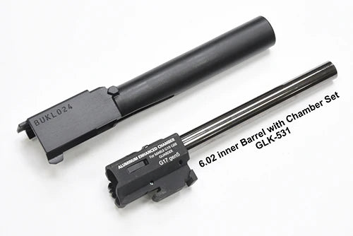 Load image into Gallery viewer, Guarder CNC Steel Slide/Barrel Kit for MARUI G17 Gen5 MOS (G47 Gen5 MOS/Black) #GLK-564(BK)
