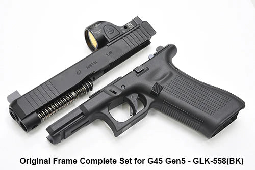 Load image into Gallery viewer, Guarder CNC Steel Slide/Barrel Kit for MARUI G17 Gen5 MOS (G47 Gen5 MOS/Black) #GLK-564(BK)
