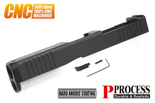 Guarder CNC Aluminum Slide for MARUI G19 Gen5 MOS (Black) #GLK-565(BK)