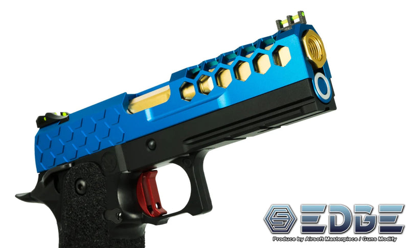 Load image into Gallery viewer, EDGE “HIVE” Aluminum Slide for Hi-CAPA 4.3 - Blue
