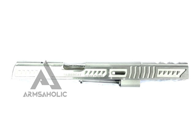 Load image into Gallery viewer, Airsoft Masterpiece LimCat SaberCat Open slide for Hi-Capa Series #SK-SABERC-O - Silver
