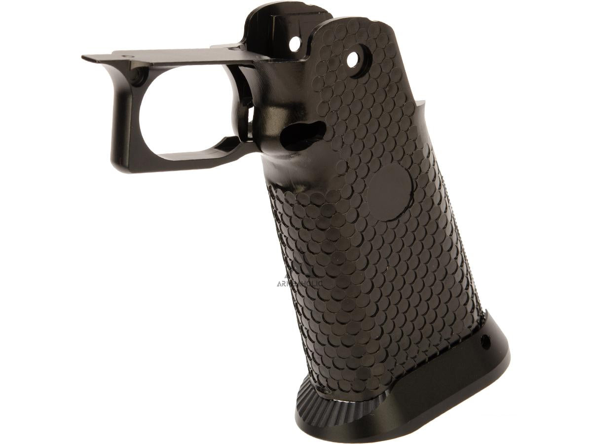 KF CNC Aluminum Grip for Tokyo Marui Hi-Capa Airsoft Pistols - Black #KF51-301BK
