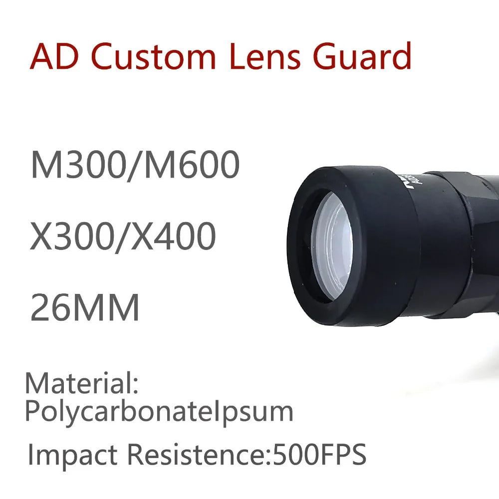 AD Custom Lens Guard for M300/M600U/X300/X400/26mm – Armsaholic
