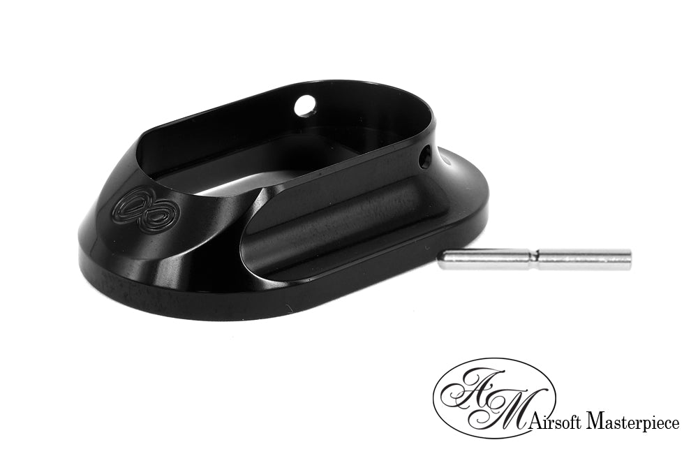 Airsoft Masterpiece Huge Infinity Magwell for Aluminum Grip #MW-HIF-BK ...