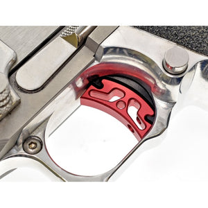 COWCOW Module Trigger Shoe A - Silver For Marui Hi-Capa #CCT-TMHC-072