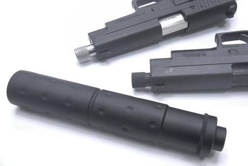 Load image into Gallery viewer, Guarder Steel Threaded Outer Barrel for Tokyo Marui P226 (14mm Positive) #P226-11(BK)
