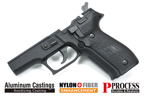 Guarder Aluminum Frame Complete Set For MARUI P226 (MK24/Black) #P226-88(D)BK
