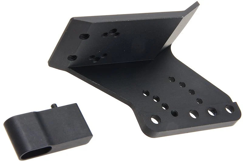 Load image into Gallery viewer, Revanchist Airsoft Optic Mount w/ Adjustable Thumb Rest For Tokyo Marui Hi-Capa GBB (Black) RA-10001
