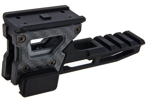 Load image into Gallery viewer, Revanchist Modular Optics Mount V2 for T2 Mount, Red Dot Mount &amp; Laser Devices Riser (2.26 inch, BK) #RA_10100_V2
