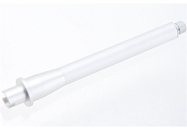 Load image into Gallery viewer, Revanchist Airsoft Tokyo Marui MWS Outer Barrel Set (8.5 / 9 inch, Aluminum, Matt Silver) #RA_10105
