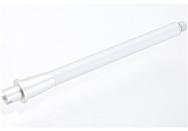 Load image into Gallery viewer, Revanchist Airsoft Tokyo Marui MWS Outer Barrel Set (10.3 / 10.8 inch, Aluminum, Matt Silver) #RA_10107
