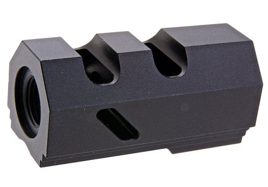 Revanchist 14mm CCW Dr.Black Style Compensator For Hi-Capa GBBP Series RA_10237