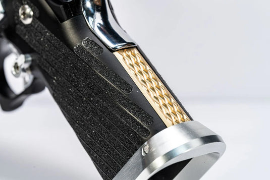 Revanchist Airsoft Brass Spring Housing V2 for Hi-Capa GBB (Raw Brass / Black)