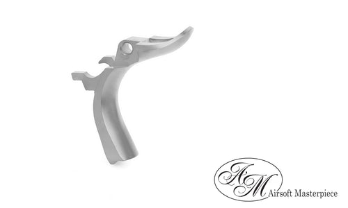 Airsoft Masterpiece Steel Grip Safety – INFINITY Signature (Matt Silver) #SGS-3SM