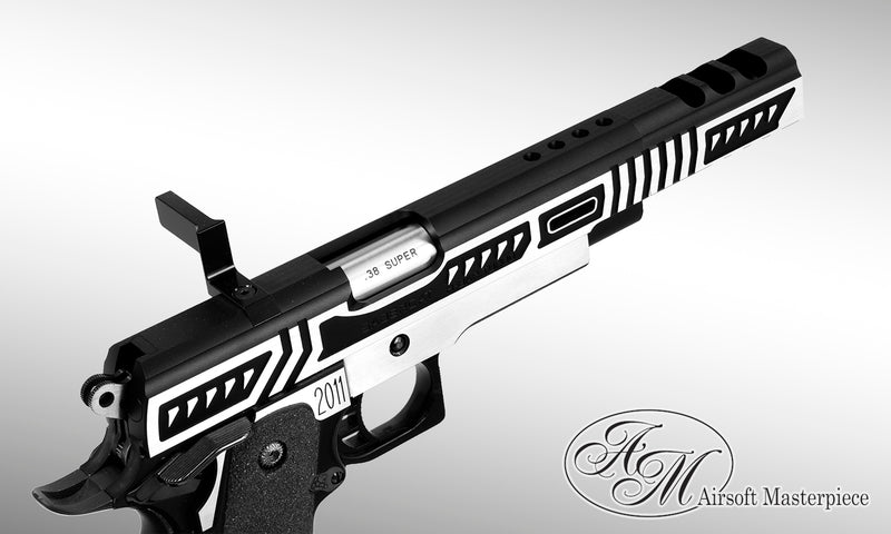 Load image into Gallery viewer, Airsoft Masterpiece LimCat SaberCat Open slide for Hi-Capa Series #SK-SABERC-O - Silver
