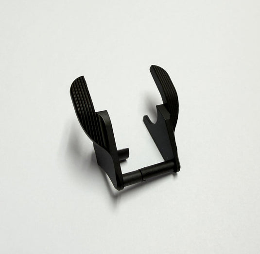 Airsoft Masterpiece Steel Thumb Safety – S Style (Matt Black)