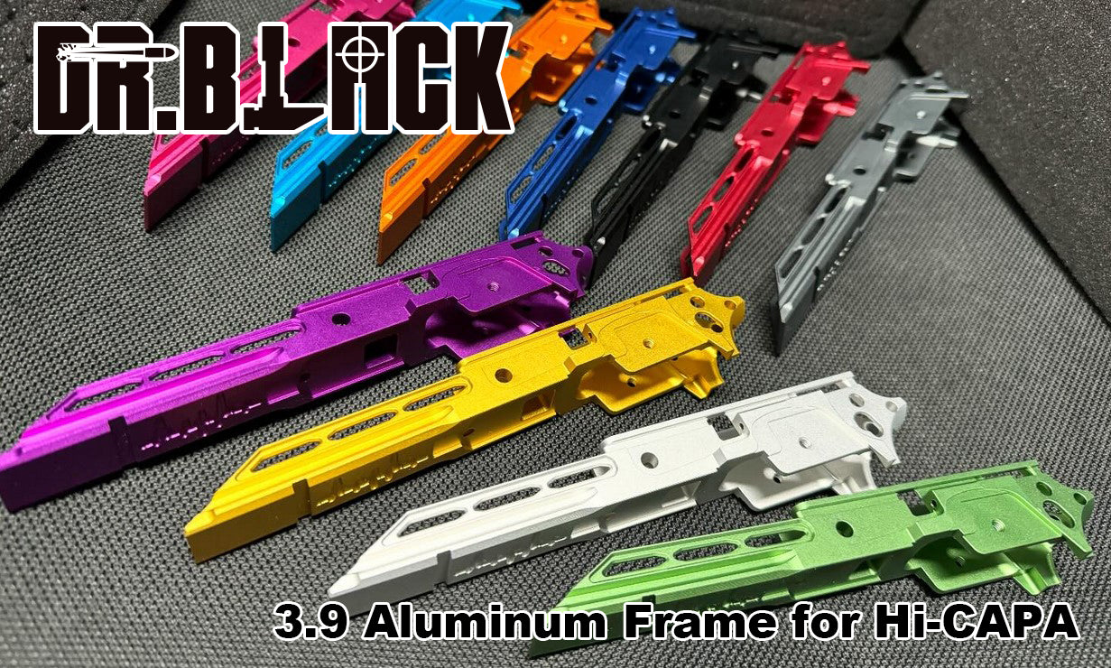 Dr. Black 3.9 Aluminum Frame – Type 2 for Hi-CAPA - Silver