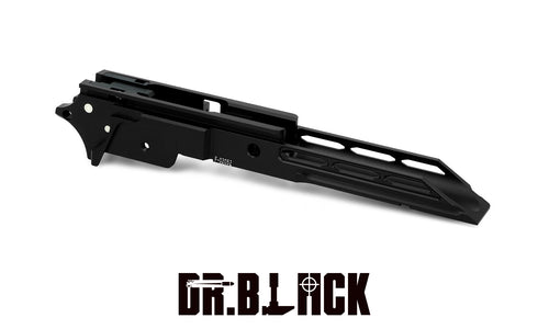 Dr. Black 3.9 Aluminum Frame – Type 2 for Hi-CAPA - Black