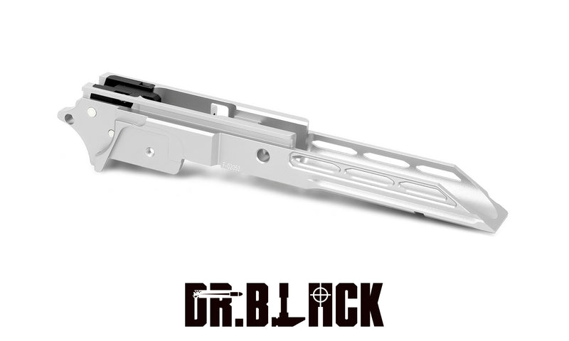 Load image into Gallery viewer, Dr. Black 3.9 Aluminum Frame – Type 2 for Hi-CAPA - Silver

