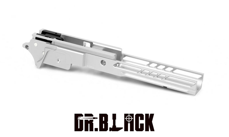 Load image into Gallery viewer, Dr. Black 4.3 Aluminum Frame – Type 3 for Hi-CAPA - Silver
