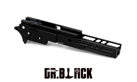 Dr. Black 3.9 Aluminum Frame – Type 4 for Hi-CAPA - Black