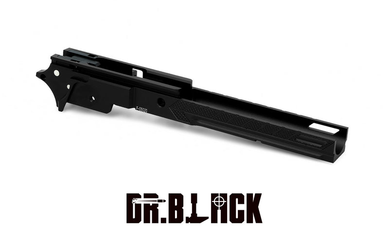 Load image into Gallery viewer, Dr. Black 5.1 Aluminum Frame – Type 5 for Hi-CAPA - Black
