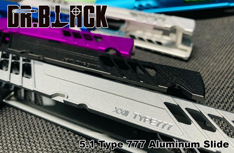 Load image into Gallery viewer, DR.BLACK Type 777 Aluminum Slide for Hi-CAPA 5.1 - Black
