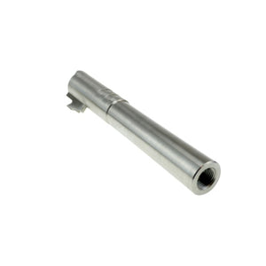 CowCow OB1 5.1 SS Threaded Outer Barrel (.45 marking) - Silver For Marui Hi-Capa Series #CCT-TMHC-011