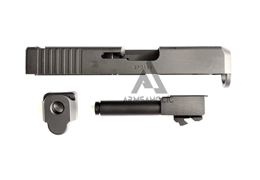 Bomber CNC Aluminum Slide with Threaded Barrel / Comp set for Marui G26 GBB series