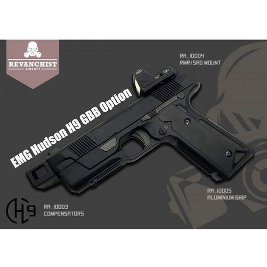 Revanchist Airsoft Compensator For EMG H9 GBB (Black) RA-10003