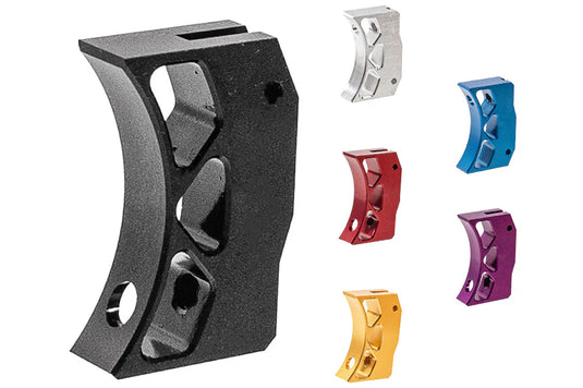 Revanchist CNC Aluminum Curved Adjustable Trigger Type E for Marui TM Hi-Capa GBB RA_10309