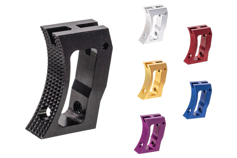 Load image into Gallery viewer, Revanchist CNC Aluminum Curved Trigger Type F For Marui TM Hi-Capa GBB RA_10346
