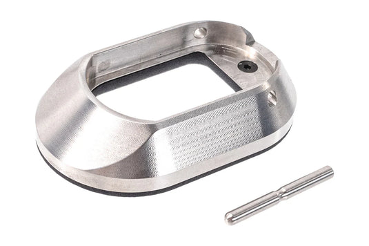 Revanchist Stainless Steel XL Magwell For Marui TM Hi-Capa GBBP ( For Marui TM Original Polymer Grip )