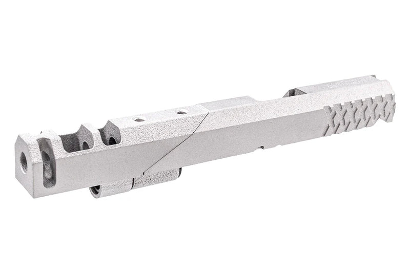Load image into Gallery viewer, Revanchist 3D Printed 6" Slide Kit " 欲速則不達 " For Marui TM Hi-Capa GBBP Series ( Cerakote Silver ) #RA_10359
