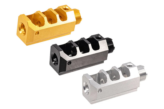 Revanchist Airsoft Aluminum Open Slide Compensator for Hi-capa GBB