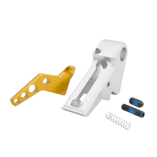 Revanchist Airsoft Flat Trigger Set for VFC Walther PDP Silver on 4 Colors