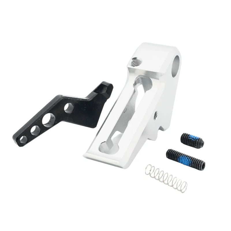 Load image into Gallery viewer, Revanchist Airsoft Flat Trigger Set for VFC Walther PDP Silver on 4 Colors
