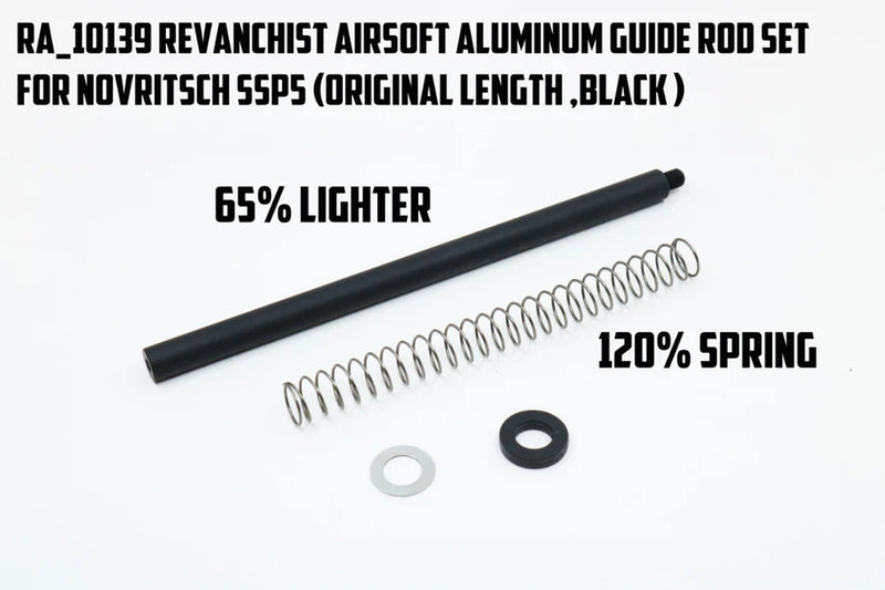 Load image into Gallery viewer, Revanchist Aluminum Guide Rod 120% Spring Set For Novritsch SSP5 GBB RA_10139 RA_10140
