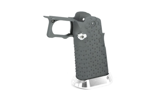 Gunsmith Bros Aggressive Ver Aluminum Grip for Hi-CAPA- Grey 