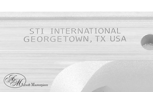 Airsoft Masterpiece S Style 1911 Round Trigger Guard Aluminum Frame (Silver) 