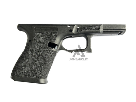 ArmsAholic Custom T-style 02 Lower Frame for Marui G19 Airsoft GBB - Black