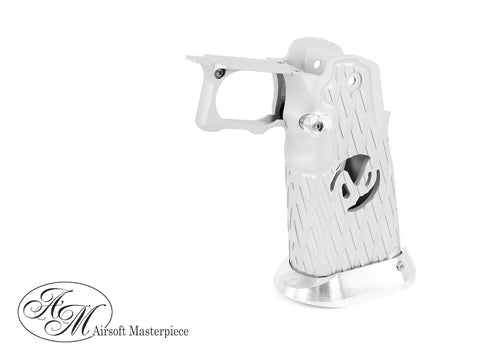 Airsoft Masterpiece Type 23 Infinity Aluminum Grip for Hi-CAPA SILVER 