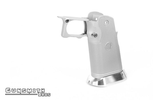 Gunsmith Bros Aluminum Grip for Hi-CAPA Type 04 (LimCat) - Sliver