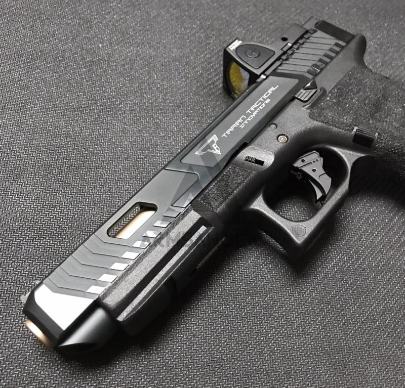 Load image into Gallery viewer, Nova T-Style G34 MOS Aluminum Slide for TM Tokyo Marui Airsoft G17 / 34 GBB Series - Shiny Black

