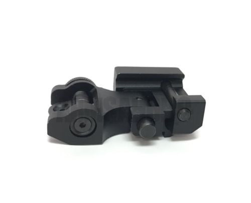 Metal Rail-mounted Rear Folding Battle Sight (Black)