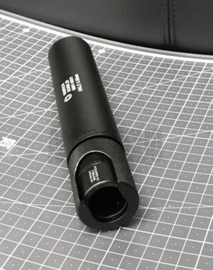G Style Halo 5.56mm Silencer Suppressor for Tactical Airsoft - Black